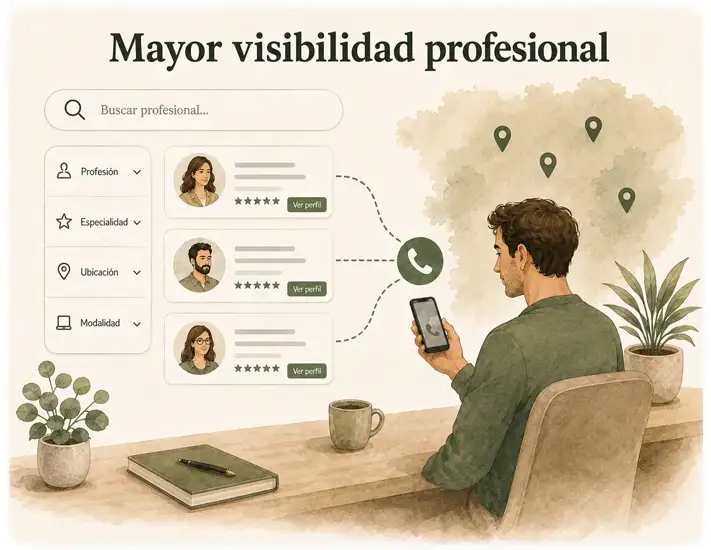 Mayor visibilidad profesional