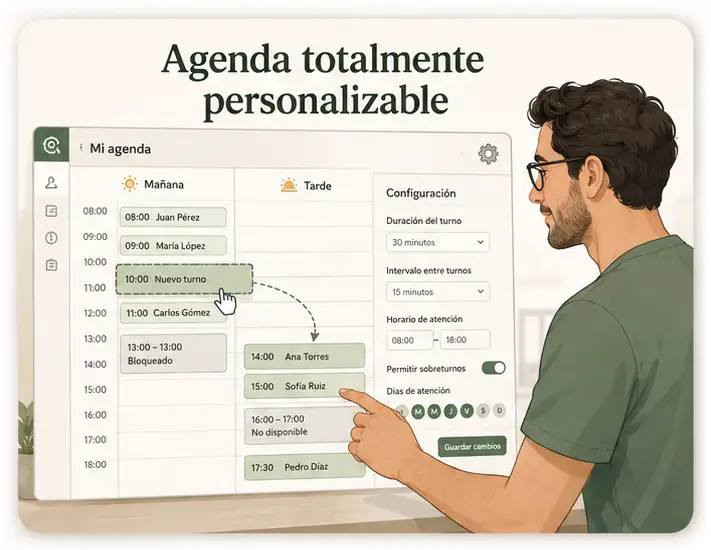 Agenda totalmente personalizable